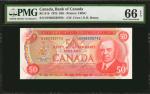 CANADA. Bank of Canada. 50 Dollars, 1975. BC-51b. PMG Gem Uncirculated 66 EPQ.
