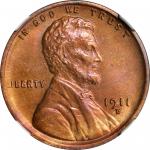 1911-D Lincoln Cent. Unc Details--Improperly Cleaned (NGC).