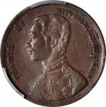 1899年1/128泰铢。拉玛五世。THAILAND. 1/2 Att (1/128 Baht), RS 118 (1899). Hamburg Mint. Rama V. PCGS AU-58.