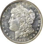 1878-S Morgan Silver Dollar. MS-64 PL (NGC).