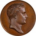 FRANCE. Coronation of Napoleon Bronze Medal, Year 13 (1804/5). PCGS SPECIMEN-63.