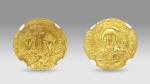 马其顿王朝金币正面君士坦丁七世与罗曼努斯二世像