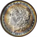 1881-O Morgan Silver Dollar. MS-63 (PCGS).