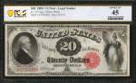 Fr. 147. 1880 $20 Legal Tender Note. PCGS Banknote Choice Extremely Fine 45.