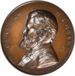 1868 Ulysses S. Grant DeWitt-USG 1868-2. Bronze. 60.3 mm. Choice About Uncirculated.