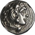 MACEDON. Kingdom of Macedon. Alexander III (the Great), 336-323 B.C. AR Drachm, Colophon Mint, ca. 3