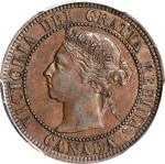 CANADA. Cent, 1891. London Mint. Victoria. PCGS AU-55.