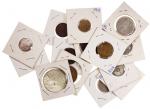蒙古钱币14枚一组，包括银元一枚，均VF至EF品相