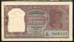 Reserve Bank of India, an original bundle of 100 x 2 rupees, ND (1962-1967), serial numbers B29 9684
