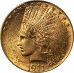 1911 Indian Eagle. MS-61 (PCGS).