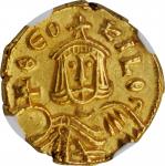THEOPHILUS, 829-842. AV Solidus (3.91 gms), Syracuse Mint, 830-831. NGC Ch AU, Strike: 5/5 Surface: 