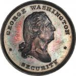 Circa 1859 Dickesons Coin and Medal Safe store card. Musante GW-257, Baker-530D, var., Miller Pa-145