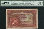 Republica Portuguesa, Angola, specimen 5 angolares, 14 August 1926, serial number B 000000, red on p