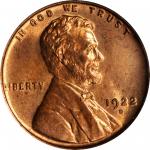 1922-D Lincoln Cent. MS-65 RD (PCGS).