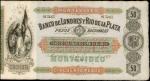URUGUAY. Banco de Londres y Rio de la Plata. 50 Pesos, 1872. P-S238r. Remainder. Very Fine.
