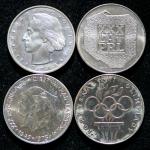 POLAND Peoples Republic ポーランド人民共和国 Lot of Silver Coins 記念銀貨各種 返品不可 要下見 Sold as is No returns Proof