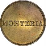 COLOMBIA. Monteria. Monteria 1/8 de Real Token, ND. PCGS MS-63.