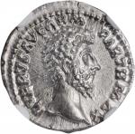 LUCIUS VERUS, A.D. 161-169. AR Denarius (3.40 gms), Rome Mint, A.D. 166. NGC Ch MS, Strike: 5/5 Surf