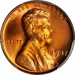 1947 Lincoln Cent. MS-67 RD (PCGS).