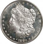 1880-S Morgan Silver Dollar. MS-64 DMPL (PCGS). OGH.