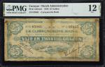 CURACAO. Curacaosche Bank. 25 Gulden, 1929. P-Unlisted. PMG Fine 12 Net. Repaired.