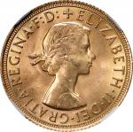 GREAT BRITAIN. Sovereign, 1967. London Mint. Elizabeth II. NGC MS-64+.