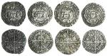 Henry VII (1485-1509), Halfgroats (4), Canterbury, King and Archbishop Morton jointly, all type IIIC