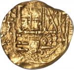 COLOMBIA. 2 Escudos, ND (1628-65)-NR. Nuevo Reino Mint (Bogota). Philip IV (1621-65). NGC AU-58.