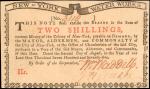 NY-173. New York. August 2, 1775. 2 Shillings. Choice Uncirculated.