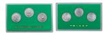 1991年全民义务植树运动十周年流通纪念币样币三枚
