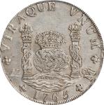 MEXICO. 8 Reales, 1765-Mo MF. Mexico City Mint. Charles III. PCGS Genuine--Cleaned, AU Details.