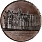 ARCHITECTURAL MEDALS. Belgium - Portugal. Monastery of Batalha Bronze Medal, ND (1853). Geerts (Ixel