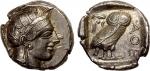 Ancient - Greek. ATTICA: Athens, AR tetradrachm (17.22g), 440-404 BC, S-2526, HGC-4/1597, helmeted h