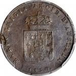 ITALY. Parma. 3 Centesimi, 1830. Milan Mint. Maria Luigia. PCGS AU-58 Gold Shield.