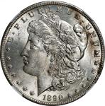 1890-CC Morgan Silver Dollar. VAM-4. Top 100 Variety. Tailbar. MS-61 (NGC).
