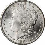 1881-CC Morgan Silver Dollar. MS-66+ (PCGS).