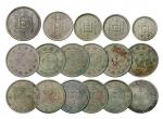 1911年云南省造光绪元宝（新云南无英文）库平三钱六分银币（LM422）八枚