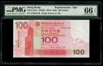 2003年中国银行100元，补版编号ZZ001449，PMG 66EPQ