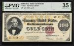 Fr. 1215. 1922 $100  Gold Certificate. PMG Choice Very Fine 35 EPQ.
