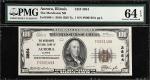 Aurora, Illinois. $100 1929 Ty. 1. Fr. 1804-1. The Merchants NB. Charter #3854. PMG Choice Uncircula