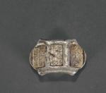 1602清代云南“李元盛号拾月纹银”五两牌坊锭一枚
