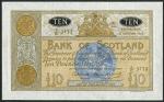 Bank of Scotland, £10, 26 September 1963, serial number 6/C 3173, brown on pale orange underprint, a