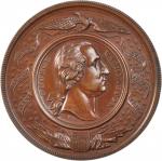 1859 Washington Non Nobis Solum Medal. Bronze. 51 mm. Musante GW-309, Baker-289A. Mint State.