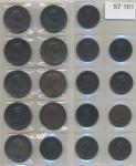 Coins, England. Collection of penny, halfpenny and farthings in total 29 pcs. Please inspect!