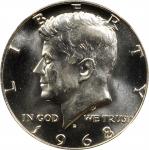 1968-D Kennedy Half Dollar. MS-67 (NGC).