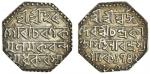 Assam, Chandrakanta Simha (1819-21), octagonal Rupee, 11.29g, Sk. 1742, &#346;r&#299; &#346;r&#299; 