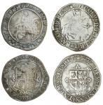 James I (1603-25) (2), Halfcrown, third coinage, 14.78g, m.m. lis, armoured King on horseback right,