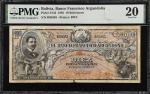 BOLIVIA. Banco Francisco Argandona. 10 Bolivianos, 1893. P-S143. PMG Very Fine 20.