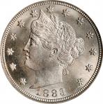 1883 Liberty Head Nickel. No CENTS. MS-64 (NGC). OH.