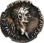 CLAUDIUS, A.D. 41-54. AR Denarius, Rome Mint, A.D. 50-51. NGC VF, Strike: 4/5 Surface: 3/5.